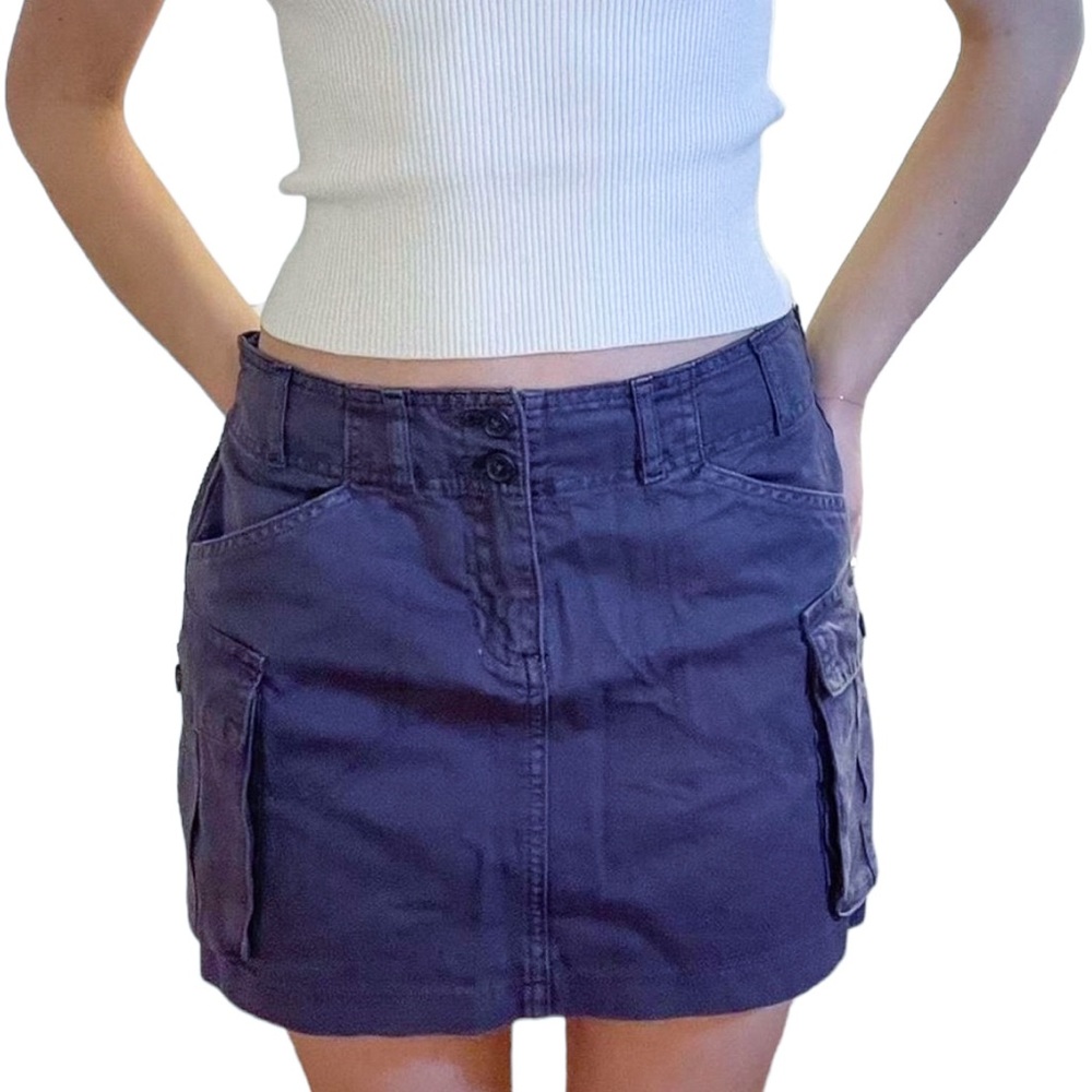 brandy melville cargo mini skirt
